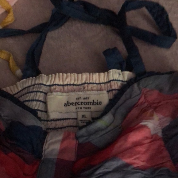 Brand new without tags plaid linen top C - Picture 6 of 7